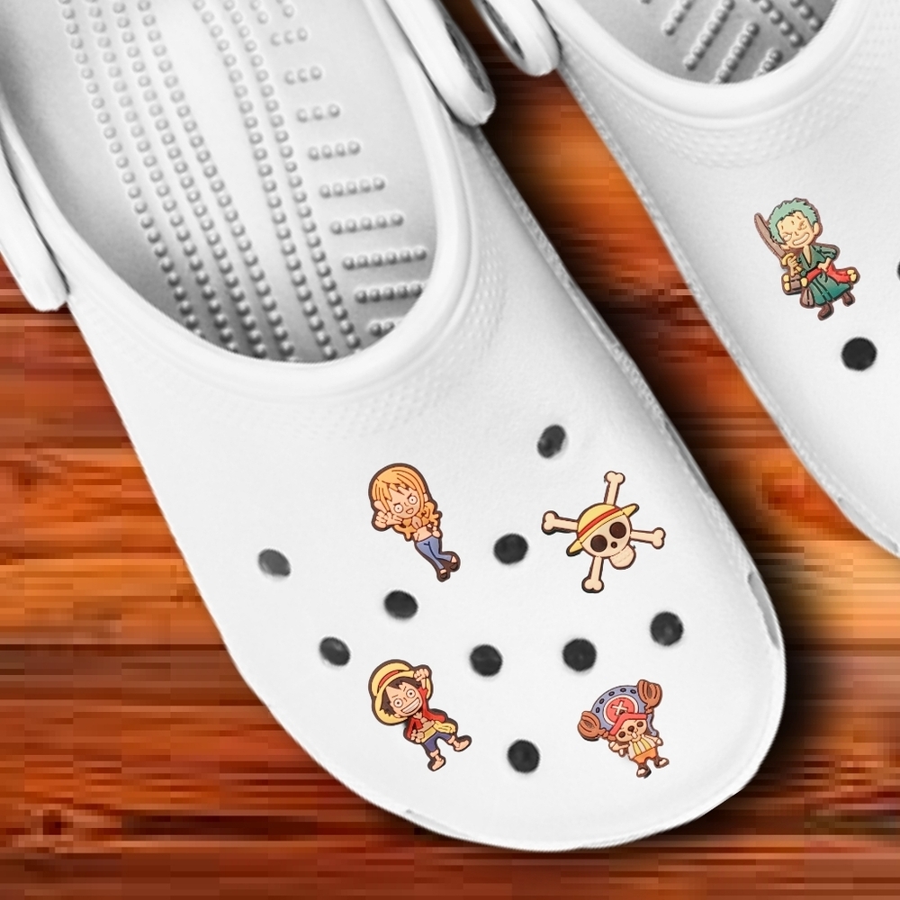 💖3 Charms for $9💖 Franky One Piece Croc Charm – Super Stylin' Shoe Flair - Picture 3 of 5